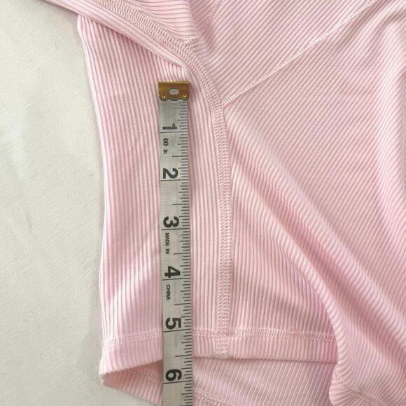 Skims Soft Lounge Rib Boxer Womens Size XL Pastel Pink Comfort Stretch Feminine - Picture 10 of 14